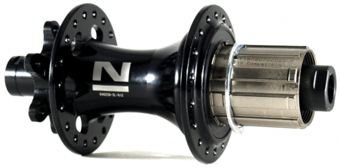 Втулка задние Novatec D462SB-SL-11S 12x148mm Boost, 36H черная NT100113