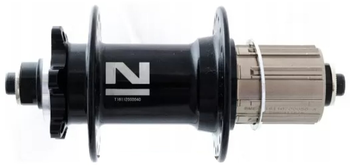 Втулка задняя Novatec D042SB-S3S Disc 10x135mm QR (Black/Silver) 1300041