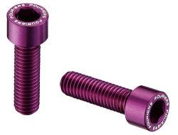 Болты флягодержателя Fouriers CAGE BOLT M5x17мм purple