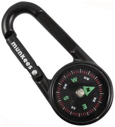 Брелок-компас Munkees Compass w/ Thermometer (Black)