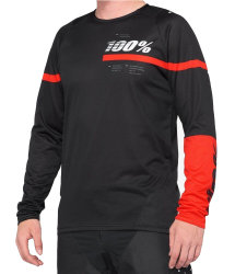 Джерси Ride 100% R-CORE Jersey Black Red