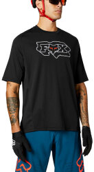 Джерси велосипедный Fox Defend Short Sleeve Jersey (Black)