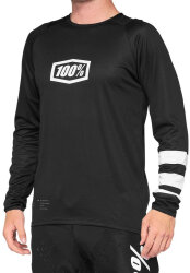 Джерси велосипедный Ride 100% R-Core Long Sleeve Jersey (Black/White)