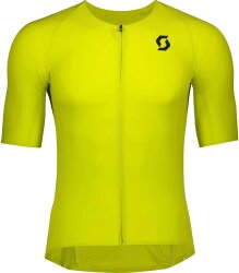 Джерси велосипедный Scott RC Premium Kintech Short Sleeve Shirt (Sulphur Yellow/Black)