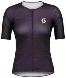 Джерси женская Scott RC W Premium Climber Short Sleeve Shirt (Dark Purple/Blush Pink)