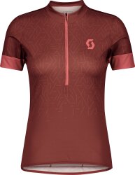 Джерсі жіночий Scott Endurance 20 W Short Sleeve Shirt (Rust Red/Brick Red)