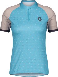 Джерси женский Scott Endurance 30 W Short Sleeve Shirt (Breeze Blue/Blush Pink)