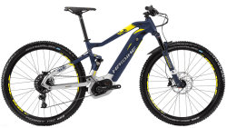 Велосипед Haibike SDURO FULLNINE 7.0 29 blue-silver-citron matt
