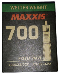 Камера велосипедная Maxxis Welter Weight 700x23/32C FV L=60mm