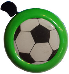 Звонок M-Wave "Футбольный мячь" green