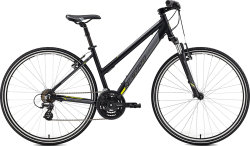 Велосипед Merida CROSSWAY L 10-V matt black yellow