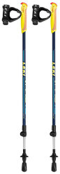 Палки для скандинавской ходьбы Leki Walker XS SL Plus Kids Poles (Beige/Blue/Neonyellow/Black)