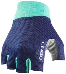 Перчатки Cube Performance Short Finger Gloves (Blue'n'Mint)