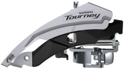Передній перемикач Shimano Tourney FD-TY601 34.9mm Front Derailleur (Silver/Black)