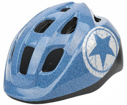 Велосипедний шолом Polisport JUNIOR JEANS blue-white