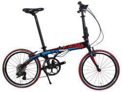 Велосипед Sava V5-9S 20 black-red