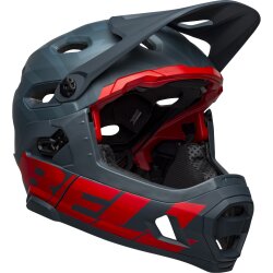 Шлем Bell Super DH Spherical (Matte Blue/Crimson)