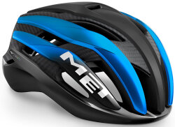 Шлем MET Trenta 3K Carbon Black Blue Metallic matt-glossy