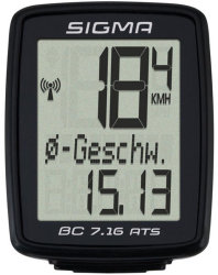 Велокомпьютер Sigma Sport BC 7.16 ATS black