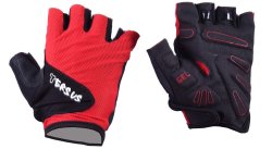 Велосипедные перчатки Tersus BRED black-red