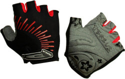 Велосипедные перчатки Tersus MIA red-black