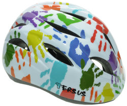 Велосипедный шлем Tersus RIDER colorful hands