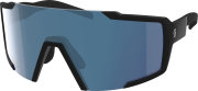 Очки Scott Shield black matt / blue chrome enhancer