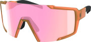 Очки Scott Shield translucent orange pink chrome