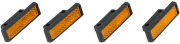Светоотражатели Shimano SM-PD64 черно-оранжевые