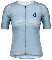 Джерси женская Scott RC W Premium Climber Short Sleeve Shirt (Glace Blue/Midnight Blue)