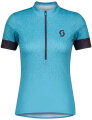 Джерси женский Scott Endurance 30 W Short Sleeve Shirt (Breeze Blue/Dark Purple)