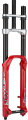 Вилка RockShox BoXXer Ultimate Charger 2.1 R 29", Boost 20x110, 200mm черно-красная
