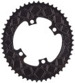   absoluteBLACK Oval 110 BCD Assymetric Chainring (Black)