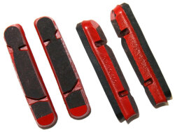 Тормозные колодки Campagnolo BR-701X2 Brake Pads (4pcs) красно-черные
