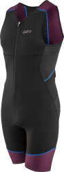Велокостюм Garneau Tri Comp Triathlon Suit черно-фиолетовый