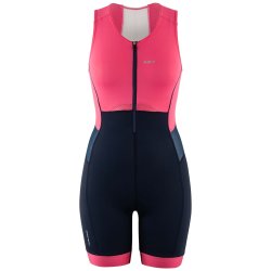 Велокостюм женский Garneau Women's Sprint Tri Suit розово-синий