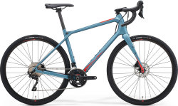 Велосипед Merida Silex 4000 Matt Steel Blue (Glossy Red)