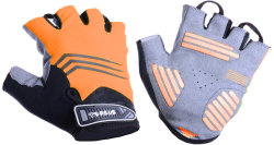 Велосипедні рукавички Tersus ALEX black-orange