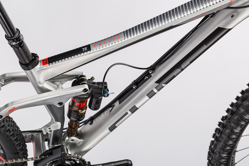Велосипед Cube FRITZZ 180 HPA SL 27.5 metal-flashred сріблястий