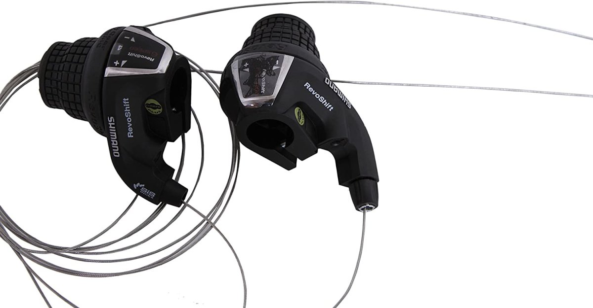 Перемикачі Shimano Revoshift SL-RS35 Tourney 6x3 speed чорний
