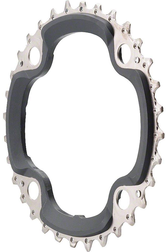 Зірка шатунів Shimano SLX FC-M660 36T сріблясто-чорна сріблястий
