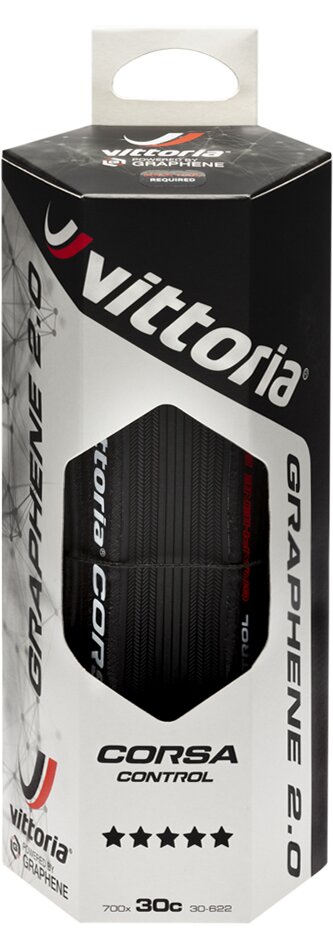 Покрышка Vittoria Corsa Control G2.0 700x25-28C Tubular Full Black