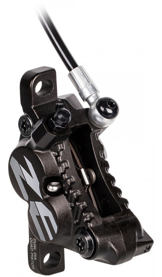 Тормоз дисковый передний Shimano M640 ZEE Черный IM640BLFPRA100