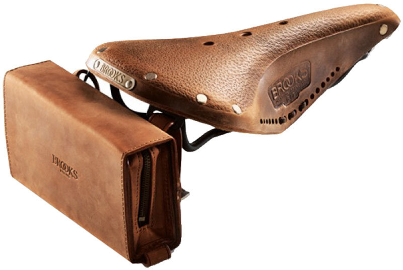 Подседельная сумочка Brooks D-SHAPED TOOL BAG aged dark tan