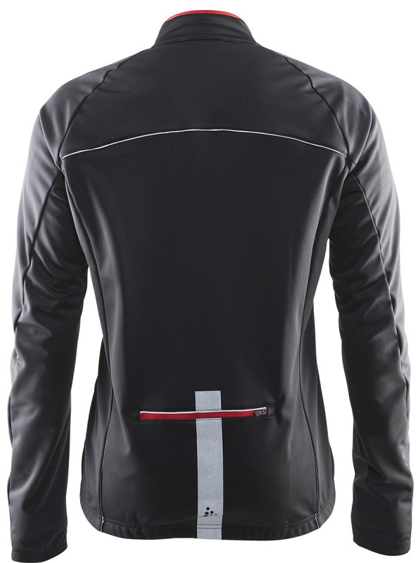 Велокуртка Craft SIBERIAN JACKET black-bright red чорний 1903665