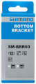 Компоненты каретки Shimano Ultegra SM-BBR60I ITA 70mm Bottom Bracket (Black/Grey) 4 Shimano Ultegra SM-BBR60I ISMBBR60I