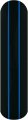 Крылья SKS Bluemels Stingray Mudguards 45mm 28˝ Matt Black/Ocean Blue 6 SKS Bluemels Stingray 813406