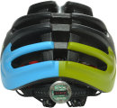 Велосипедный шлем Tersus RACE matt black-azure-lime Tersus RACE  back 18-IRM06-T023-M/L