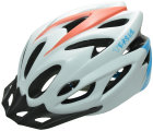 Велосипедный шлем Tersus ROCKET matt white-azure-coral Tersus ROCKET  side 18-IWT12-T016-M/L, 18-IWT12-T016-S/M