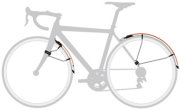 Велосипедные крылья Topeak IGLOW X с подсветкой Topeak IGLOW X fix TIG-DF02